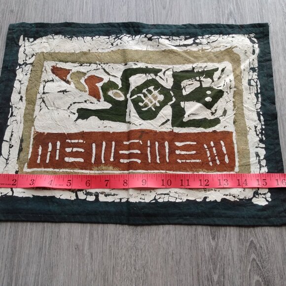 Vintage Lizard Placemat Boho Doily Table Mat Chameleon Gecko Ethnic Design - Picture 7 of 10